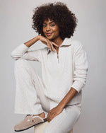 Sweatersoft Quarter Zip Sweater - Pale Oak Heather