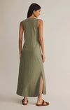 Palisades Midi Dress - Avocado