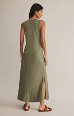 Palisades Midi Dress - Avocado