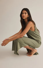 Palisades Midi Dress - Avocado