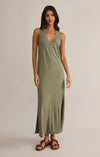 Palisades Midi Dress - Avocado