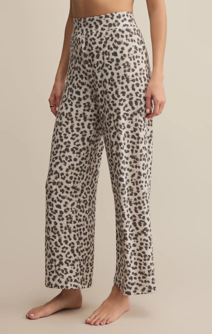 Luxe Leopard Pant - Champagne