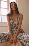 Luxe Leopard Tank - Champagne