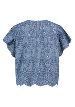 Alinna Blouse-Light Chambray