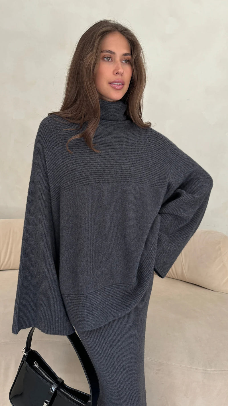 Amelie Sweater-Anthracite