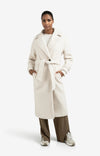 Woven Boucle Long Jacket