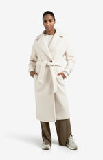 Woven Boucle Long Jacket