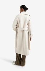 Woven Boucle Long Jacket