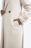 Woven Boucle Long Jacket