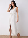 Button Front Cami Dress - Light Sand