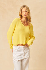 Cade V Neck-Sunshine