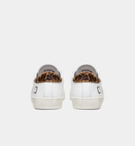 Hill Low Calf Sneaker - White/Leopard