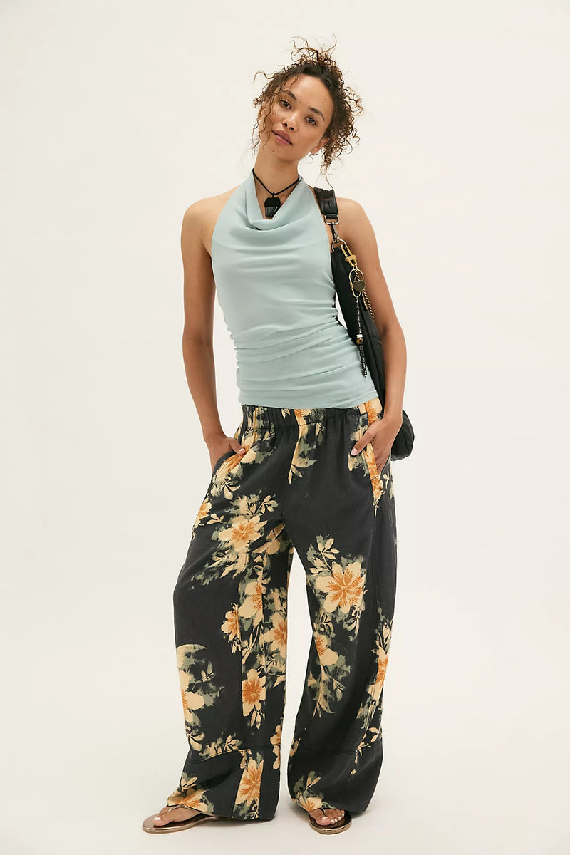 Days End Printed Linen Pant