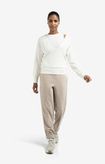 Deep V-Neck and Sleeveless Top Set
