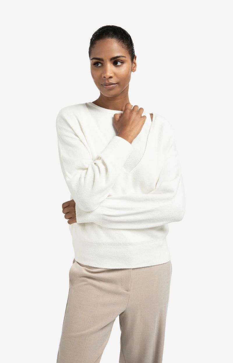 Deep V-Neck and Sleeveless Top Set