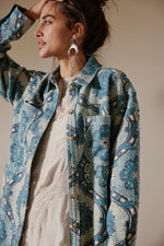 Brick Lane Jacquard  - Blue Combo