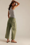 Jet Set Pull On Pant -Oil Green