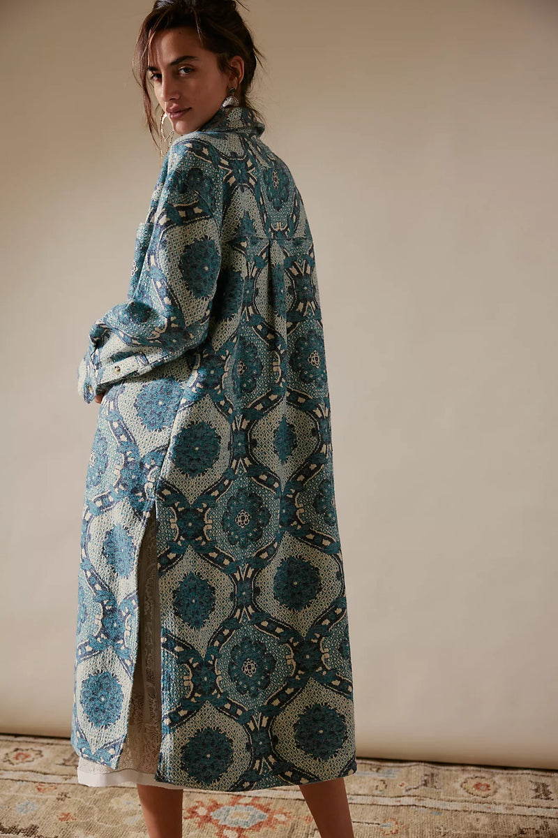 Brick Lane Jacquard  - Blue Combo