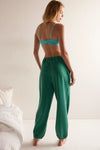 Slow It Down Jogger - Rainforest Green