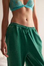 Slow It Down Jogger - Rainforest Green