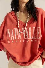 Venice V Neck Graphic