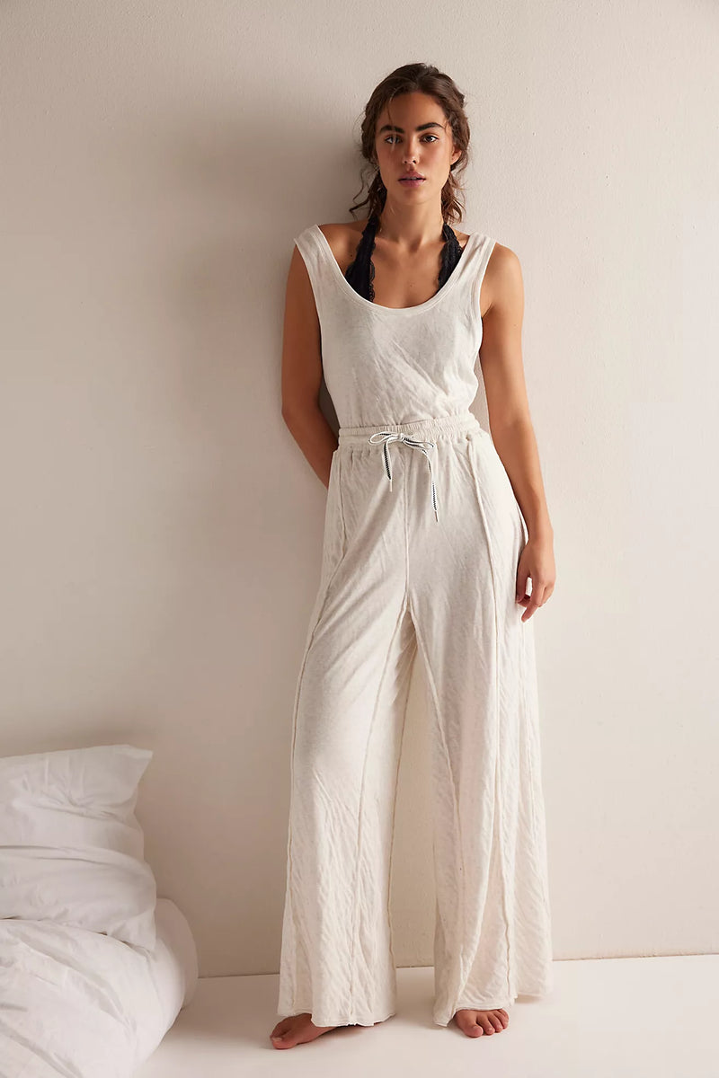 Wait A Minute Romper - Oatmeal