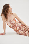 Presley Midi Dress - Copper Combo