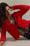 School Girl Cardi - Cherry Pop