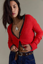 School Girl Cardi - Cherry Pop