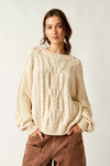 Frankie Cable Sweater - Ivory