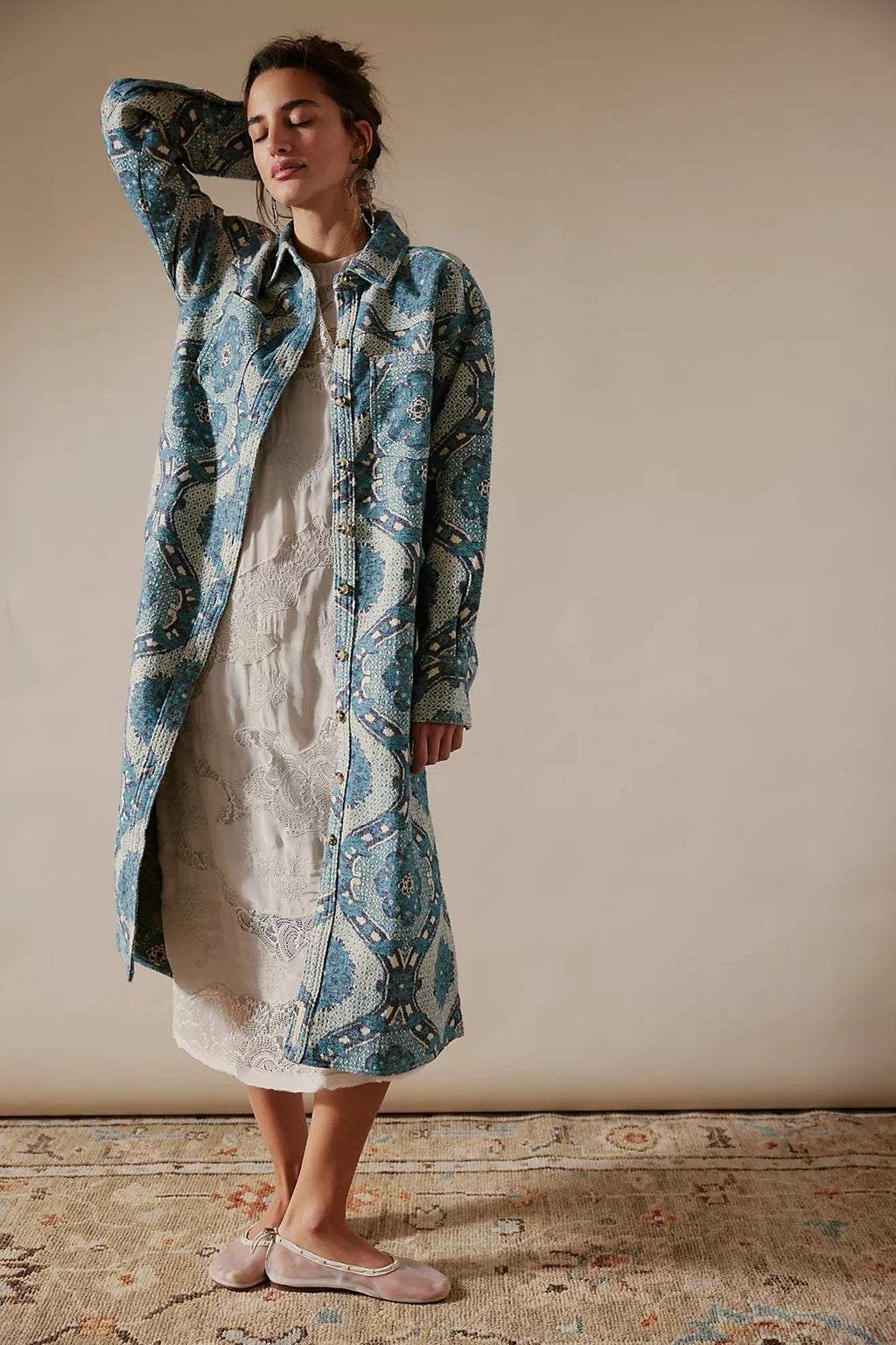 Brick Lane Jacquard  - Blue Combo