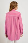 Elsa Button Up-Hibiscus