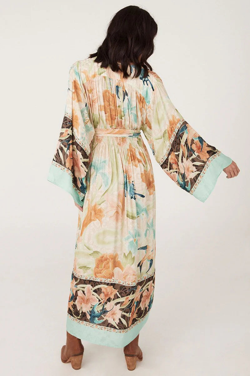 Painters Garden Gown - Seafoam