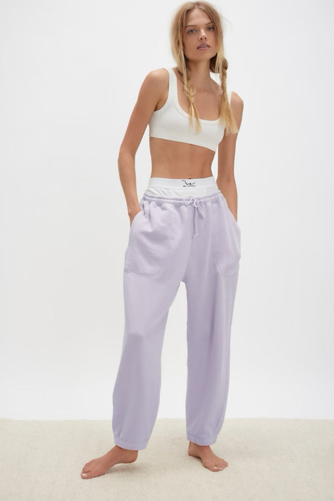 Slow It Down Jogger - Lilac Marble