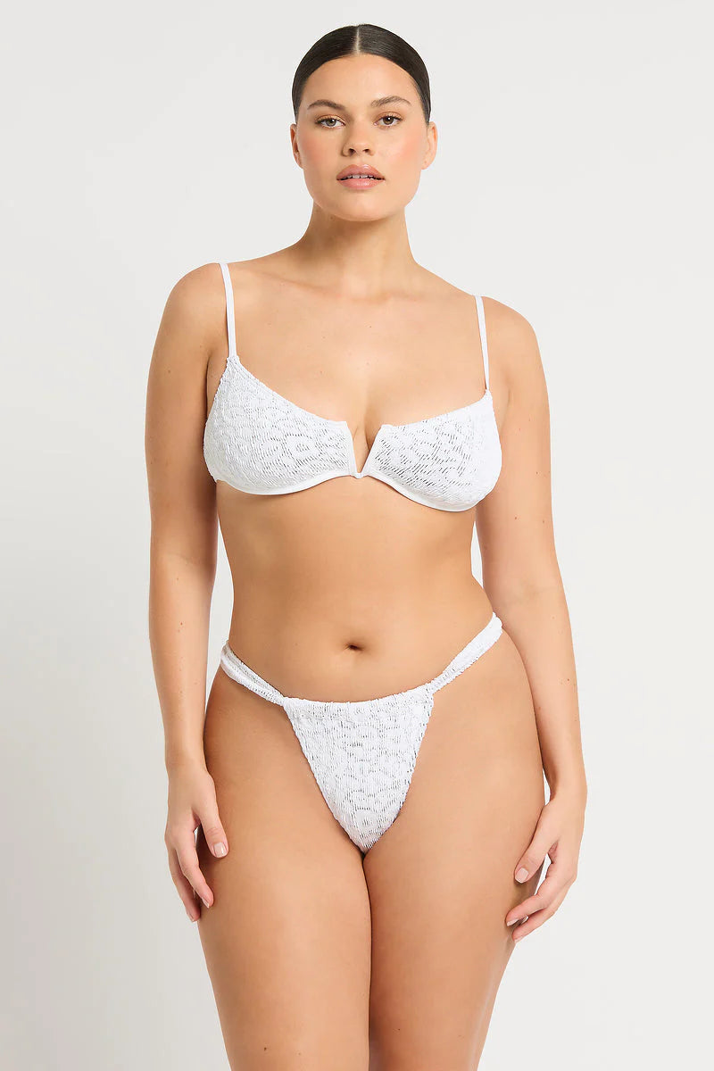 Georgia Brief-White Leopard