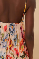 Garden Terrace Pink Maxi Dress