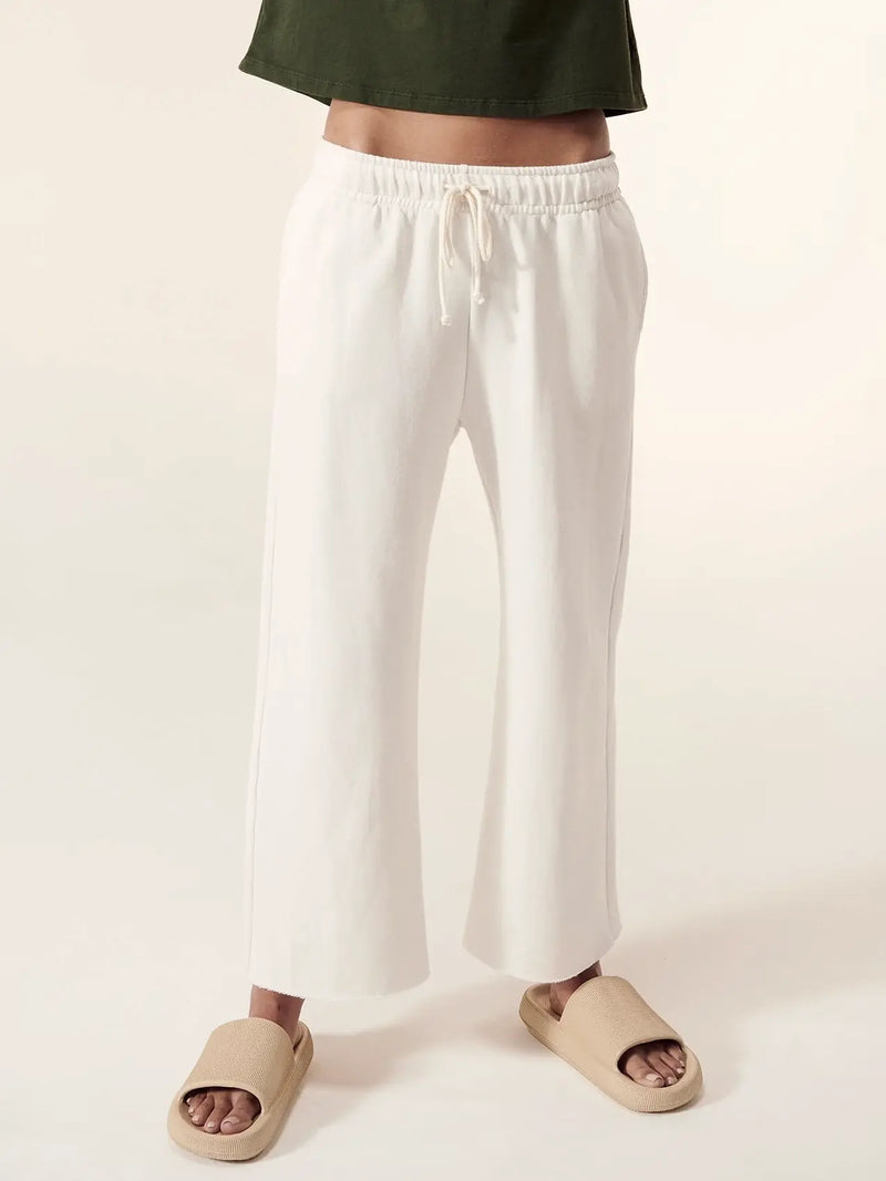 Montecito Sweatpant - White