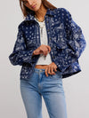 Bandana Jaquard Shirt Jacket