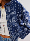 Bandana Jaquard Shirt Jacket
