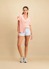 Lana Blouse-Papaya Punch