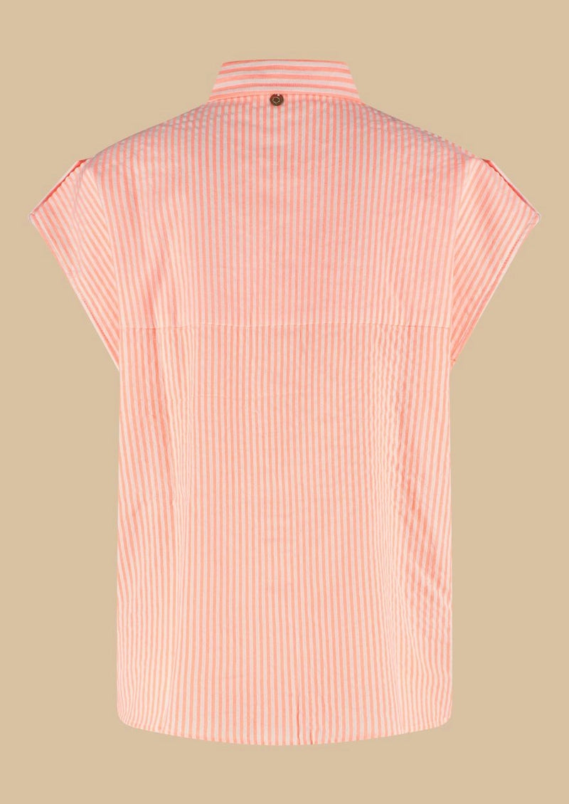 Lana Blouse-Papaya Punch