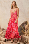 Libertine Strappy Maxi Dress-Cayenne