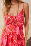 Libertine Strappy Maxi Dress-Cayenne