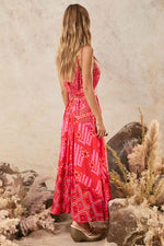 Libertine Strappy Maxi Dress-Cayenne
