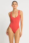 Licia Reverisble 1 Piece-Clay/Blue