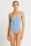 Licia Reverisble 1 Piece-Clay/Blue