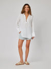 Tie Neck Tunic - White