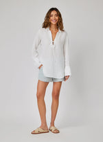 Tie Neck Tunic - White