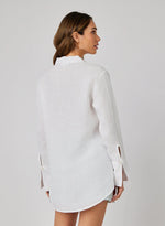 Tie Neck Tunic - White