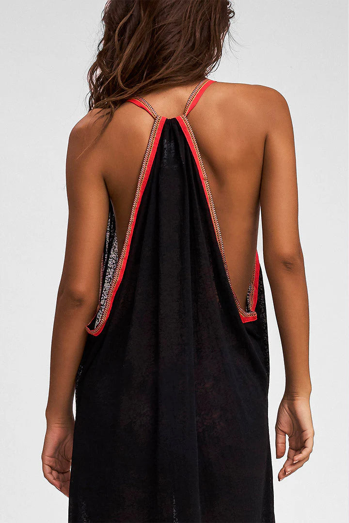 Standard Inca Sundress - Black/Red